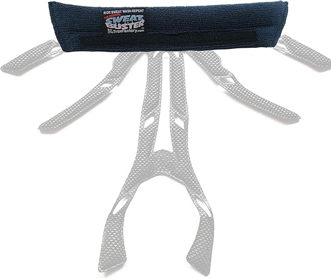 Bike Helmet Sweatband – Stops Sweat Dripping, Keeps You Cooler, Premium Comfort, Simple Helmet Integration & Quick Removal for Washing. Mountain Biking, Road Biking or Any Cycling.