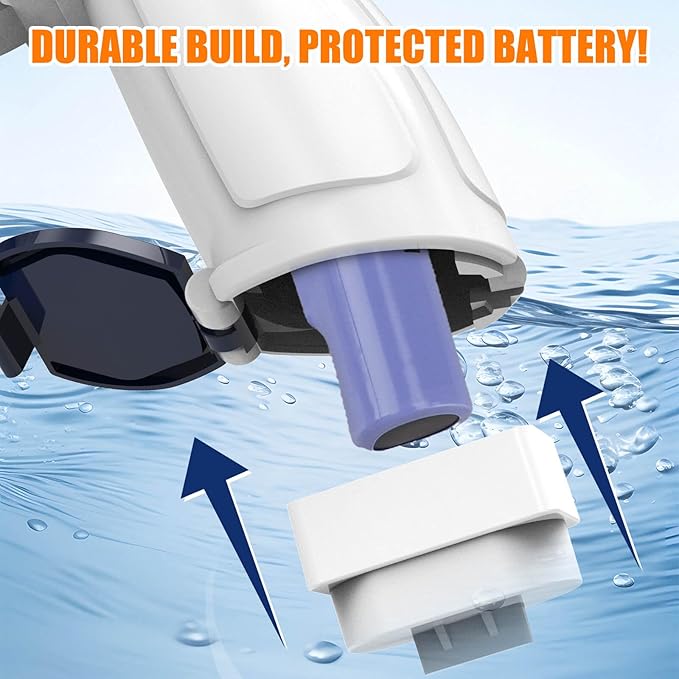 JONEG Electric Water Blaster for Kids Adults - Automatic, Extended-Range, Universal Inlet, Summer Outdoor Beach Swimming Pool Party Toys, Gift for Kids Age 8 9 10 11 12 Years Old Boys