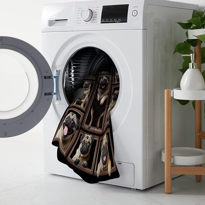 French Bulldog Blanket, Frenchie Throw Blanket, Dog Gifts Blankets Stuff Fleece Flannel Plush for Women Men Boys Girls Lovers Adults Soft Bedding Gift for Sofa Bed Office Home Decor 50"x40"