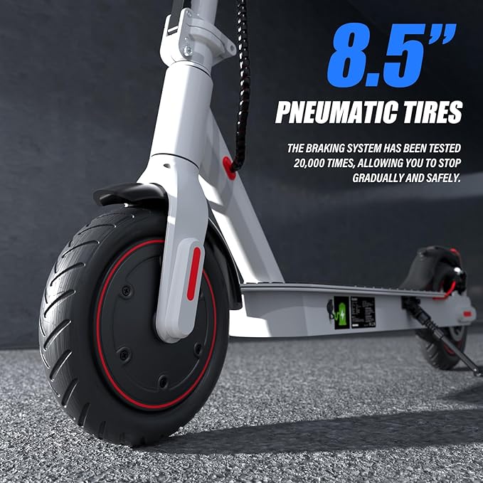 iScooter Electric Scooter for Adults, 23/18/12 Miles Long Range,22/19/18 Mph Top Speed, Commuting Electric Scooter with Cruise Control, Double Braking Systems Escooter for Adults and Teens