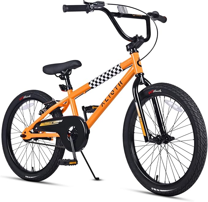 12 14 16 20 Inch Kids Bike BMX Style Bicycle with Training Wheels for 2-14 Years Old Toddlers Boys Girls Coaster Brake Multiple Colors