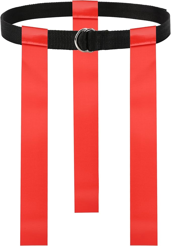 Gameday Flag Football Set – Kits for 2–14 Players w/Belts, Agility Cones & Carry Bag – Available in Multi Colors & Sizes