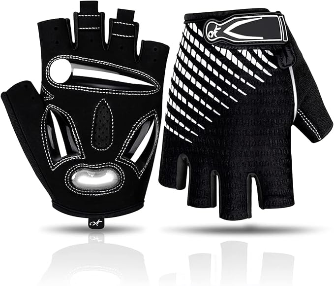 BIKINGMOREOK Bike Cycling Gloves for Men Women,Non-Slip Breathable 5MM Gel Pads DH Mountain Road Bicycle Gloves for MTB Biking Cycling,Workout Sports