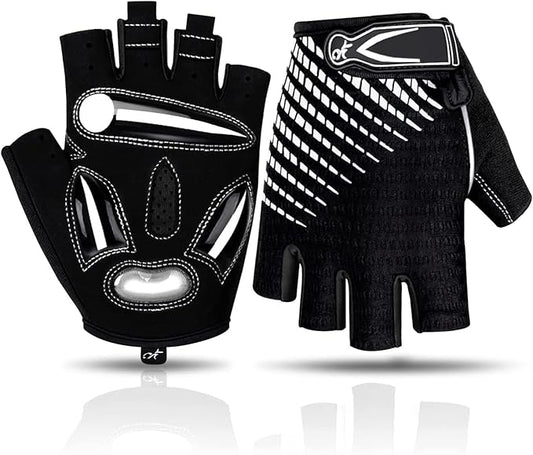 BIKINGMOREOK Bike Cycling Gloves for Men Women,Non-Slip Breathable 5MM Gel Pads DH Mountain Road Bicycle Gloves for MTB Biking Cycling,Workout Sports