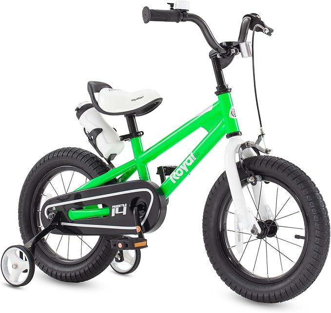 RoyalBaby Kids Bike EZ Freestyle Training Free Balance to Pedal Easy Learning Bicycle, 12-18 Inch for Toddlers to Big Kids