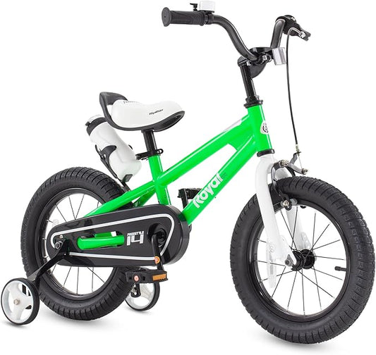 RoyalBaby Kids Bike EZ Freestyle Training Free Balance to Pedal Easy Learning Bicycle, 12-18 Inch for Toddlers to Big Kids