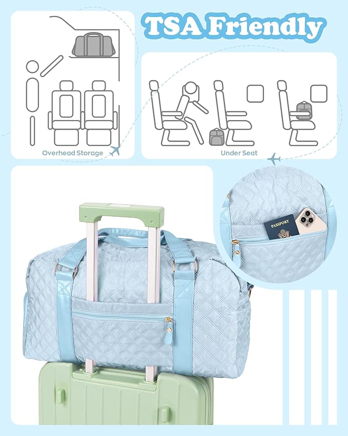 Girls Birthday Gifts, Travel Duffel Bag, Personalized Weekender Bag, Monogram Overnight Bag Gift for Grandmother, Birthday Gifts Personalized Gifts Bridesmaid Gifts, Mom Gifts