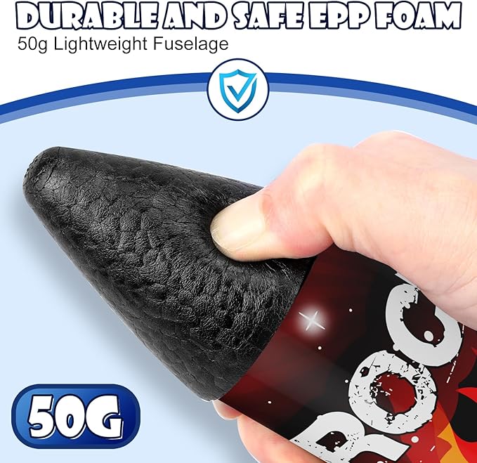 Rocket Launcher for Kids, Self Launching Motorized Air Rocket Toy, Outdoor Toys for Ages 8-12, Model Rockets with Parachute Safely Land, Spaceship Launch up to 200 ft Birthday Gifts for Boys