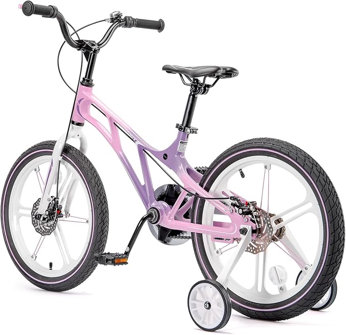 CXWXC Kids Bike - 14 16 18 Inch Children Bicycle for Boys Girls Age 3-9 Years, Single Speed Lightweight Kids Bikes with Training Wheel, Coaster/Disc Brake