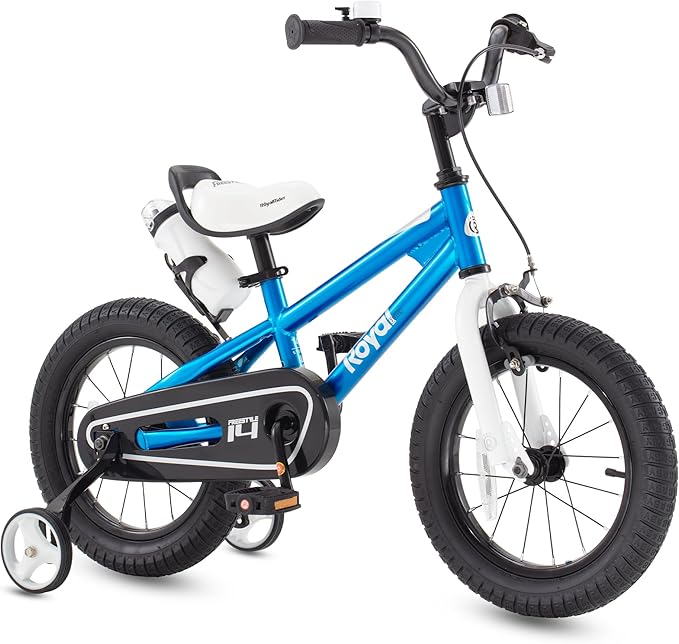 RoyalBaby Kids Bike EZ Freestyle Training Free Balance to Pedal Easy Learning Bicycle, 12-18 Inch for Toddlers to Big Kids