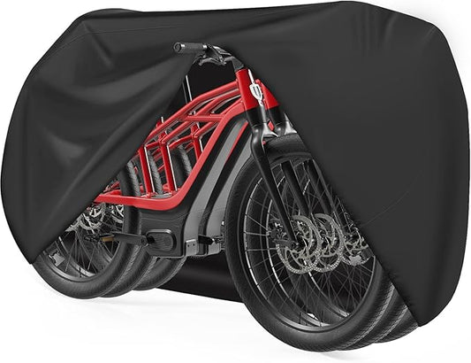 Bike Covers for 3 Bikes - 600D Waterproof & Heavy Duty, Large Bicycle Cover for eBike, Mountain, Road, Hybrid, Beach Cruiser, Scooter