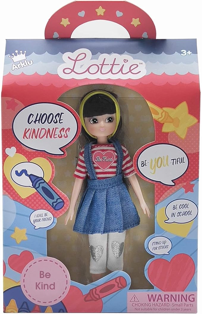 Lottie Be Kind Doll with Denim Pinafore