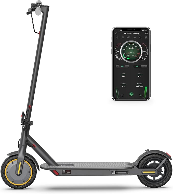 Electric Scooter for Adults - 350W/500W Motor, 8.5"/10" Solid Tire, Top Speed 19 MPH, Max 16-22 Miles Ranges, Load 265LBS, Aluminum Alloy Frame Foldable Commuting Escooter for Adults & Teens