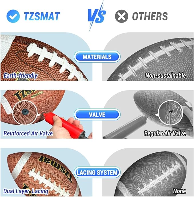 Kids Football Target Toss Game with Junior Size Football - Inflatable Throwing Target Toy - Fun Sports Carnival Party Game - Outdoor Game for Kids