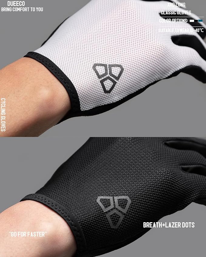 Cycling Gloves - Men & Women's Bike Gloves with 3MM XRD Palm Padding, Touch Screen Compatible for Mountain & Road Biking