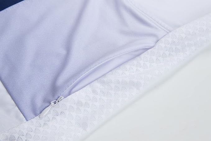 Men's Cycling Jersey Set Cycling Kit Bicycle Jersey Rear Zipper Pocket Bike Bib Shorts with Pockets Race Fit High Density Pad