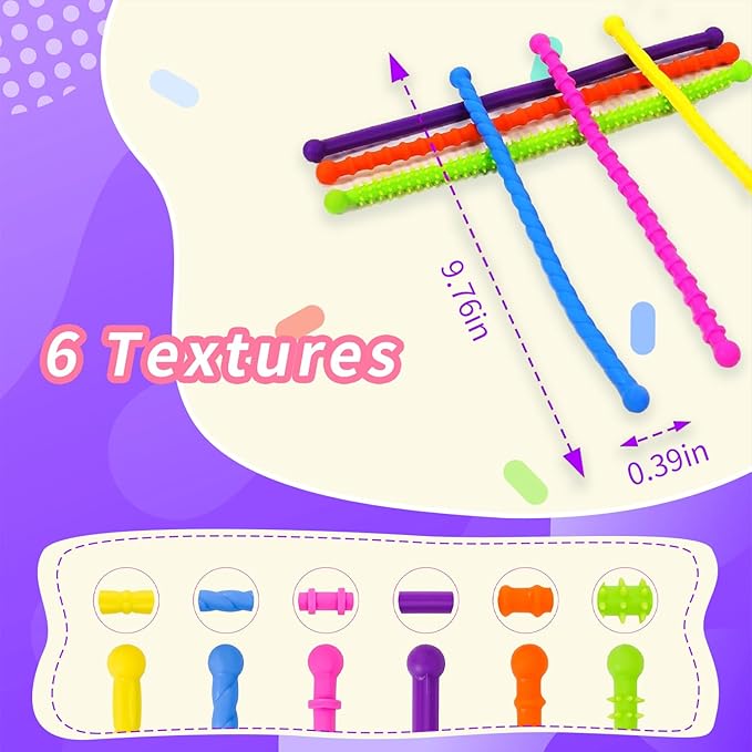 Sensory Fidget Toys for Kids with Autism & ADHD - Teacher Must Have for Classroom Calm Down Corner, Road Trip Essentials, Christmas & Birthday Stocking Stuffers Gifts for Boys & Girls.