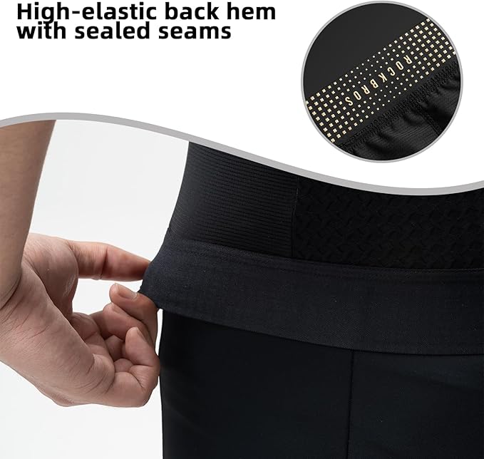 ROCKBROS Men's Cycling Jersey Short Sleeve Road Bike Shirt Zipper Pocket Quick Dry Bicycle Jersey