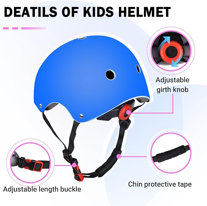 Kids Bike Helmet for 2-3-5-8-14 Ages Girls,Boys,Toddler,Kids and Youth, Ventilation and Impact Resistance Toddler Bike Helmet for Multi-Sport Bicycle Scooter Inline Roller Skate and Skateboarding