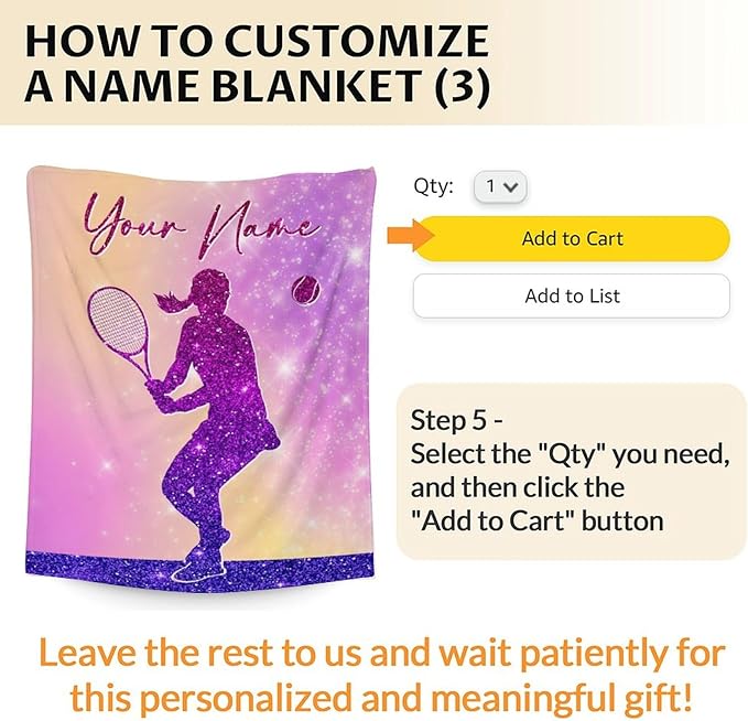 Personalized Girls Blanket Gifts- Tennis Throw Blanket for Women Kids Teens- 50x60 Inches Pink Soft Fuzzy Sport Blankets for Nap Couch Sofa Bed- Custom Tennis Lovers Gifts