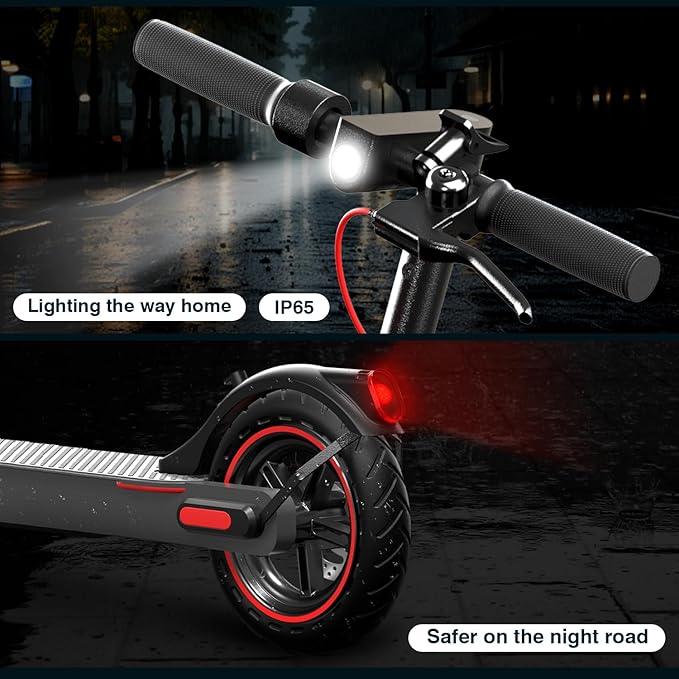 Electric Scooter for Adults | Aluminum Frame 19MPH & 25° Hill Climb | 15 Miles with Cruise Control | Dual Braking System & 8.5" Tires | 300LB Bearing Foldable Commuter Scooter for Teen Adult