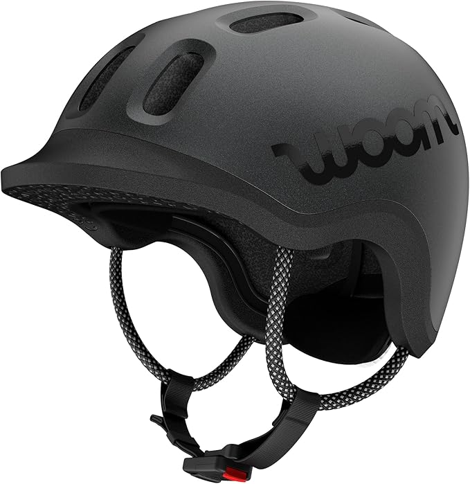 woom Ready Kids' Helmet, Adjustable Pinch-Free Children's Helmet with Reflective Details for Bicycle Riding, Roller Skating & Scooting, for Boys & Girls (Ages 1-14)