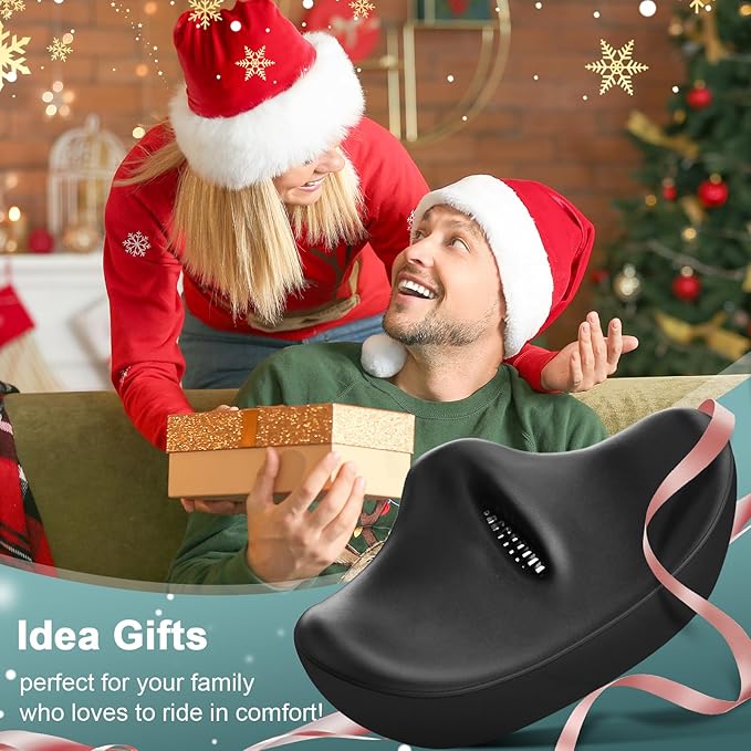 Xmifer Oversized Bicycle Seat, Ultra Wide Wing Comfort Seat for Peloton & Plus Bikes, Electric or Tricycle Bike for Men and Women