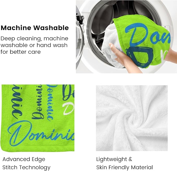 Dr.TOUGH Personalized Name Blanket Personalized Blanket for Adult Kids Flannel Customized Personalized Blankets and Throws