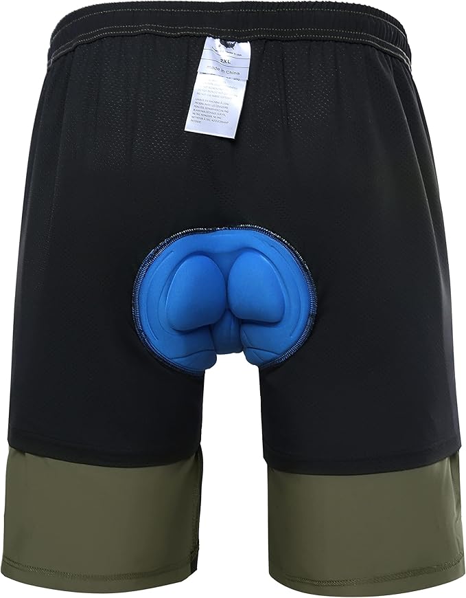 Men's Mountain Bike Shorts 3D Padded Bicycle Biking Shorts Quick Dry Lightweight MTB Cycling Shorts