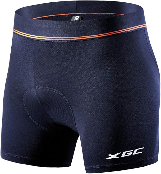 XGC Men's Cycling Underwear Shorts with High-Density High-Elasticity and Highly Breathable 4D Gel Padded