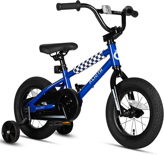 12 14 16 20 Inch Kids Bike BMX Style Bicycle with Training Wheels for 2-14 Years Old Toddlers Boys Girls Coaster Brake Multiple Colors