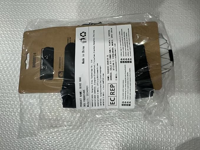 Rhinowalk Bike Top Tube Bag Bicycle Front Frame Bag Waterproof Bike Bag 1.2L with Dual Side Mesh Pockets Perfect for MTB Road Bike Cycling Commuting and Outdoor Adventures