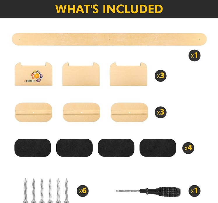 Wooden Balance Beam for Toddlers – Non-Slip, Non-Toxic Birch Gymnastics Beam for Indoor & Outdoor Play – Obstacle Course Toy for Kids 18 Months to 5 Years – Enhances Gross Motor Skills