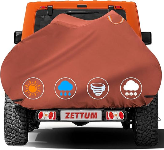 Bike Cover for Transport 3 Bikes - Outdoor Bike Covers for 3 Bikes on Rear Bike Rack Transport Heavy Duty Waterproof, 600D Bicycle Rack Cover for 3 Bikes on Car Hitch Travel Storage