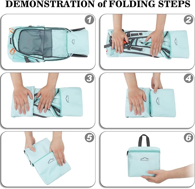 Hiking Backpack,Large 35L Travel Backpacks for Men Women,Water Resistant Ultra Lightweight Foldable Packable Camping Daypack for Outdoor Sports