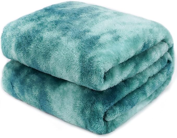 obinsm Warm Blanket Green Soft Fleece Blankets Throw Blankets for Bed