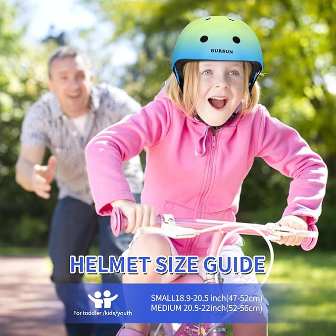 Kids Helmet Toddler Bike Helmets for Ages 2-3-5-8-14 Years Kids Girls Boys Youth, Adjustable Multi-Sport Helmet for Skateboard Cycling Scooter Balance Bike Inline Skating Longboard Roller Skate