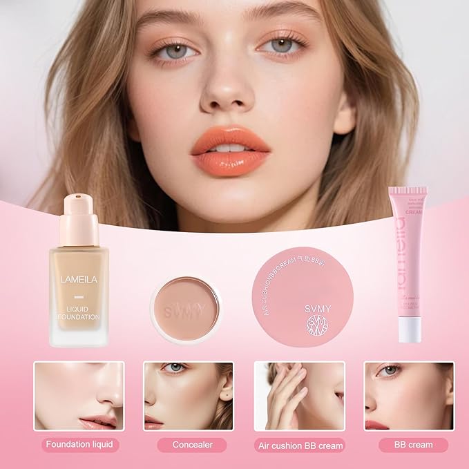 Makeup Kit,Makeup Set,25Pieces All in One Makeup Kit for Women and Teens,Hypoallergenic Makeup sets for Women Full Kit,make up kits for teens,Christmas makeup gift set for beginners