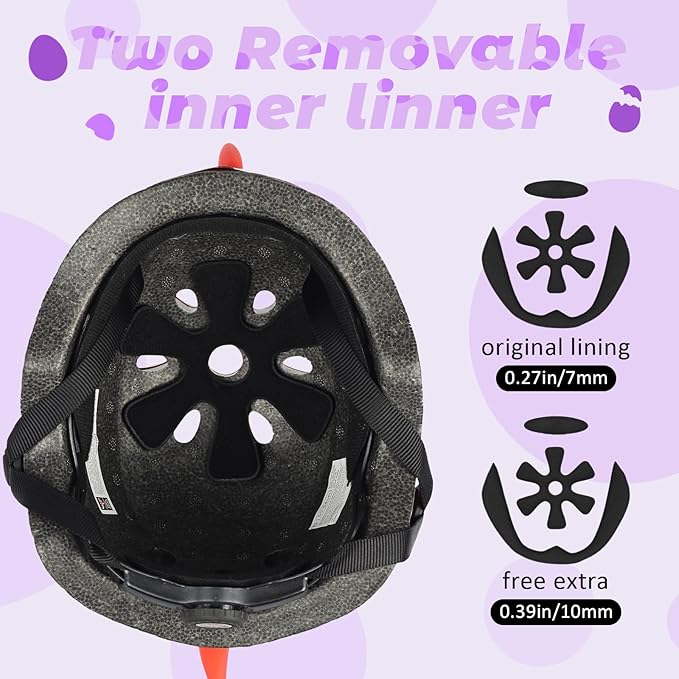 Toddler Kids Bike Helmet, Adjustable and Multi-Sport, 3 Sizes for Ages 1-2-3-5-8-14 Years Child Infant Boys Girls