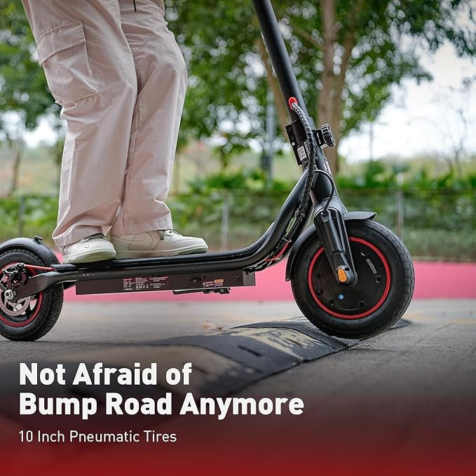 iScooter Electric Scooter for Adults, 23/18/12 Miles Long Range,22/19/18 Mph Top Speed, Commuting Electric Scooter with Cruise Control, Double Braking Systems Escooter for Adults and Teens