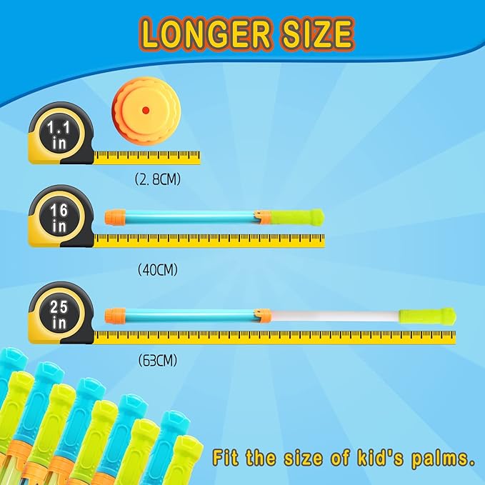 Water Gun for Kids, 10 Pack Pool Water Squirter Blaster, 35 ft Range Squirt Gun Bulk, Water Soaker Shooter for Summer Outdoor Game Pool Beach Party