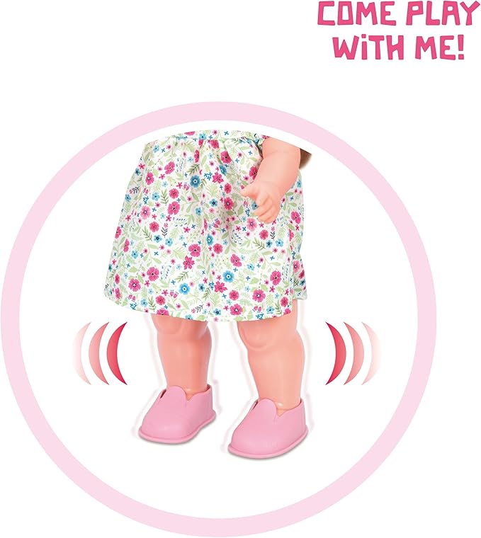 Mother Love Walking Dolls,16 Inches Interactive Baby Dolls, Baby Dolls with Hair, Singing and Walking Dolls for Girls,for 3+ Year Old Girls Gifts