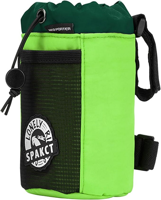 Bike Stem and Handlebar Bag, Top Tube Waterproof Bicycle Frame Basket, Snack Bag for Cycling Accessories (Light Green)