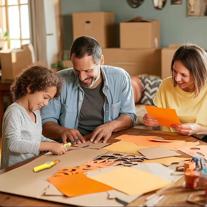 Cardboard Construction Tool for Kids – 2 PCS DIY Cutting Tools & Educational Toys for Family & Team Projects – Creative STEM Building Kit for Boys & Girls Ages 5+