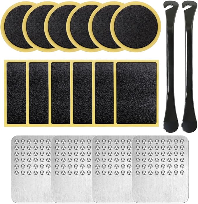 18Pcs Bicycle Tire Patches Puncture Repair Kit
