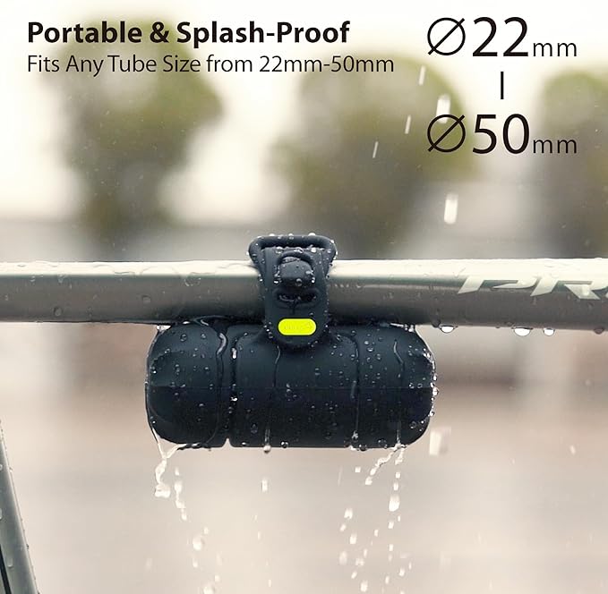 BONE Bike Portable Tool Kit, 14-in-1 Bicycle Repair Capsule, Scratch-Free & Waterproof Silicone Bag for Emergency Maintenance, Cycling accessory with Tire Pump & Wrench for Camping & Travel