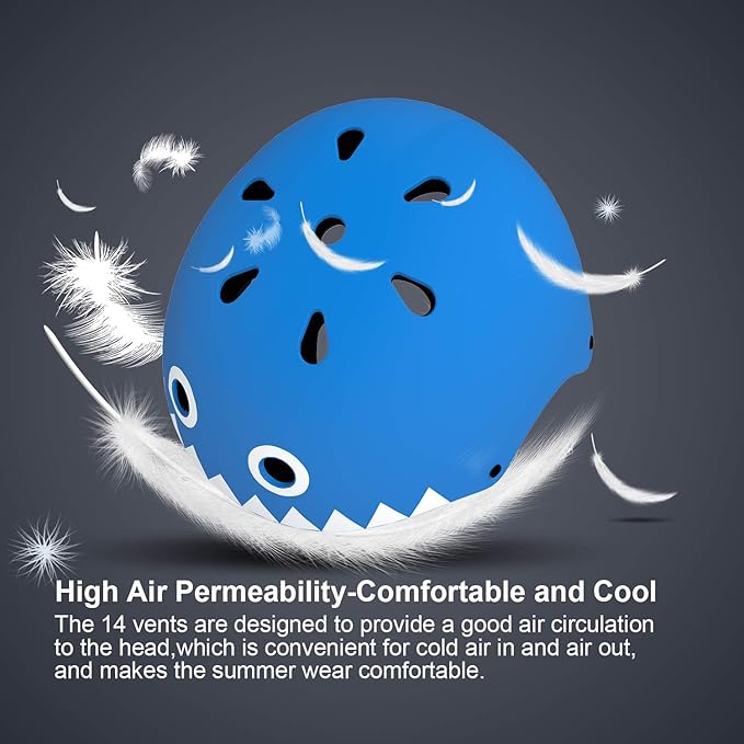 Glaf Toddler Helmet for 2-8 Years Kids Bike Helmets Baby Girls Boys Multi-Sport Adjustable Skateboard Bicycle Helmet Lightweight 3 Sizes for Toddler to Youth 8-14