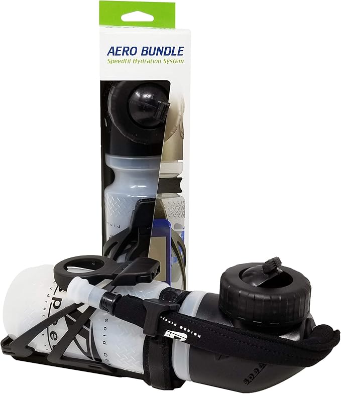 Speedfil A2 and Z4+ Aerobundle Bicycle Water Bottle, Hands-Free BTA Hydration System with Refill Port