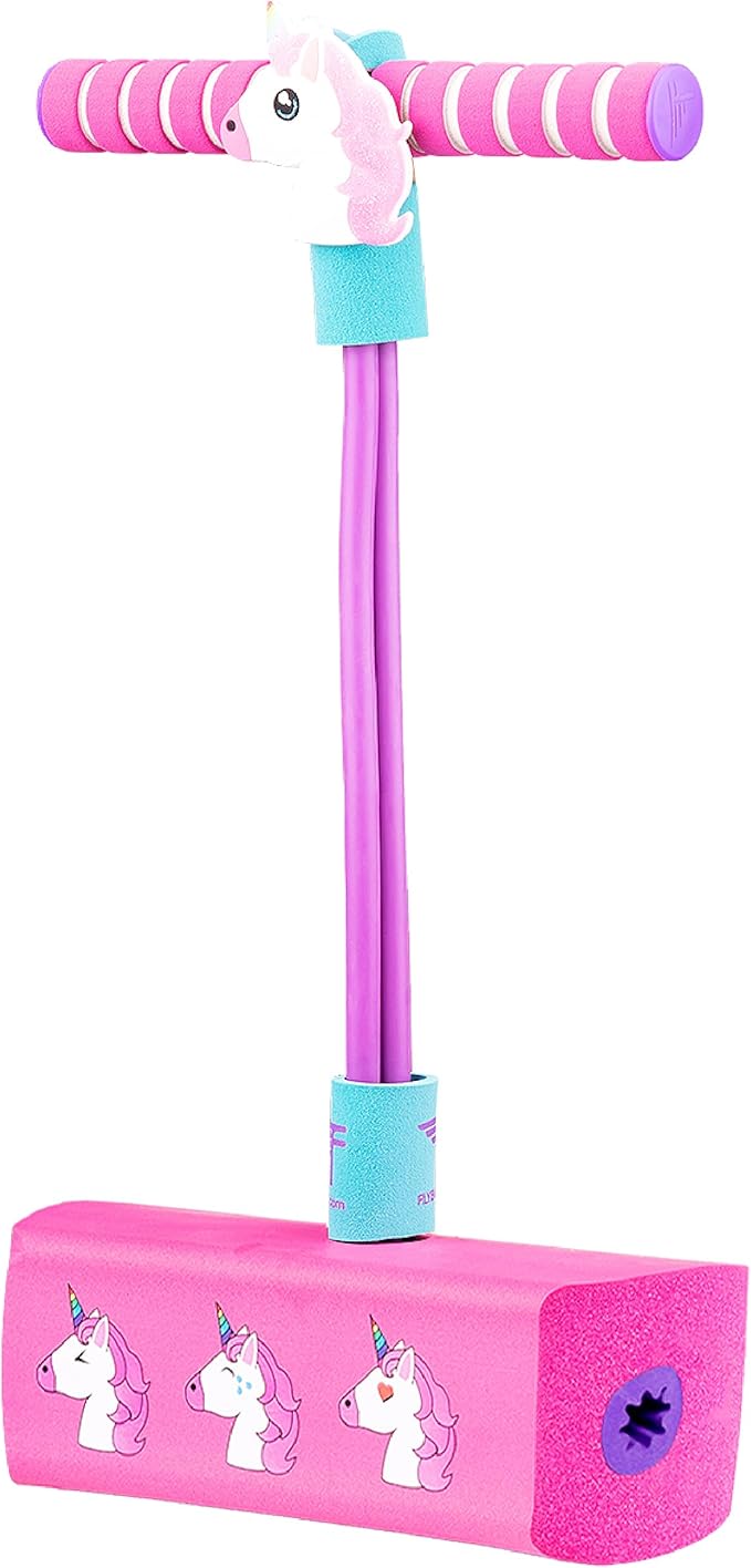 Flybar My First Foam Pogo Jumper for Kids Fun and Safe Pogo Stick for Toddlers, Durable Foam and Bungee Jumper for Ages 3 and up, Supports up to 250lbs
