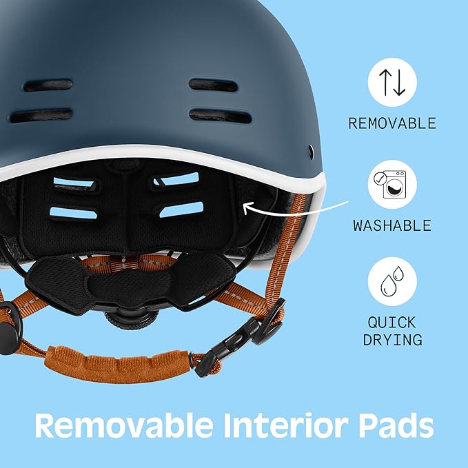 Retrospec Remi Adult Bike Helmet for Men & Women - Bicycle Helmet for Commuting, Road Biking, Skating with Adjustable Dial